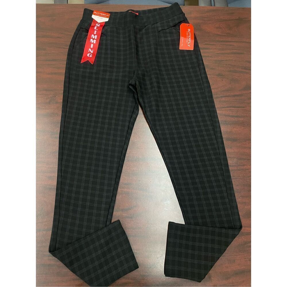 NWT Butterfly by Maze Collection Levanta Cola Scuba Slimming Pants Size Small